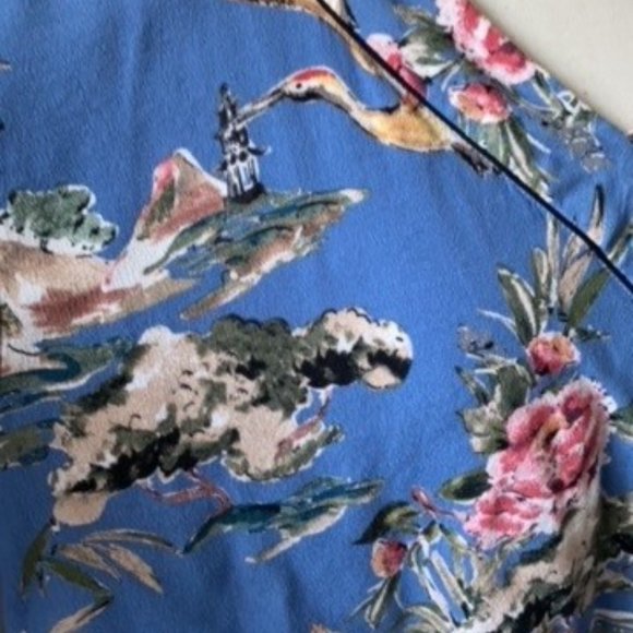 Zara Womens Blouse Floral Print - Picture 4 of 5
